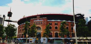 Main entrance shopping mall Barcelona